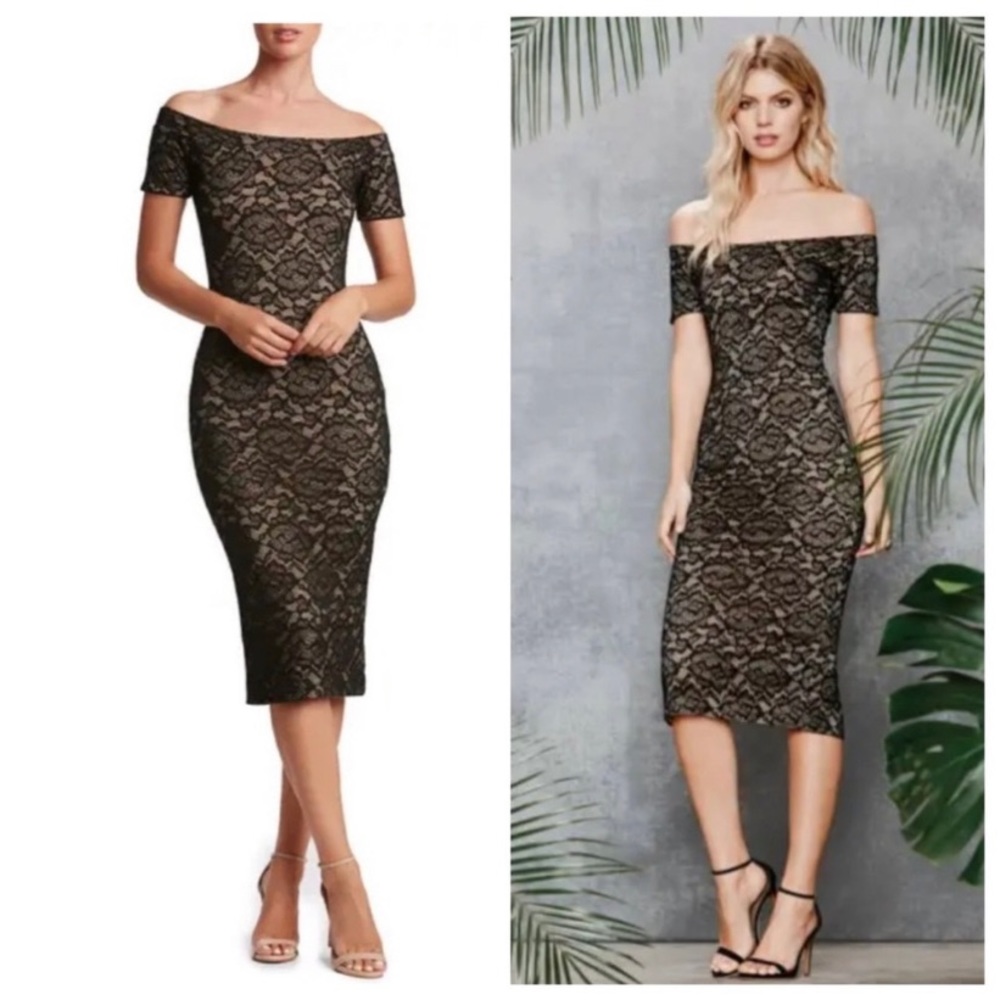 Dress the Population Jemma off shoulder dress